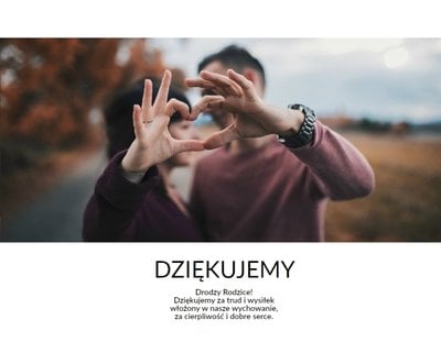 Minimalistyczny album dla rodziców