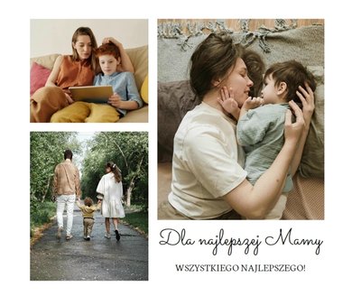 Minimalistyczny album na Dzień Mamy
