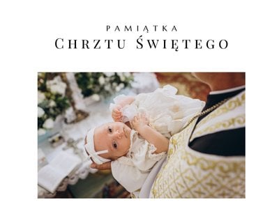 Minimalistyczny album z Chrztu