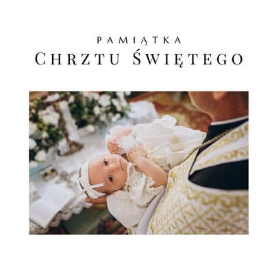 Minimalistyczny album z Chrztu