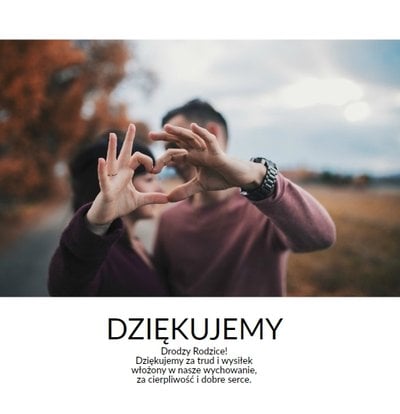 Minimalistyczny album dla rodziców