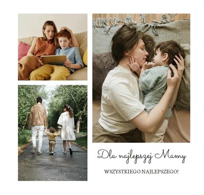 Minimalistyczny album na Dzień Mamy