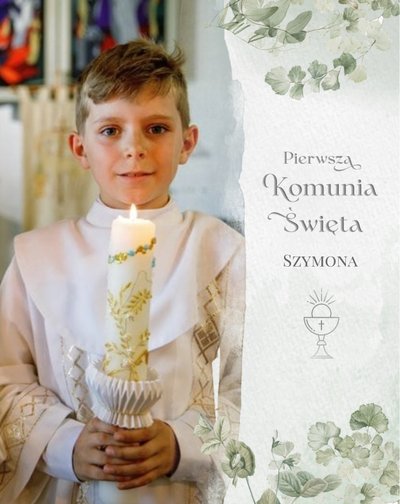 Album z Pierwszej Komunii Świętej