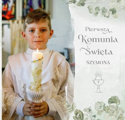 Album z Pierwszej Komunii Świętej