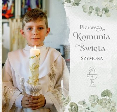 Album z Pierwszej Komunii Świętej