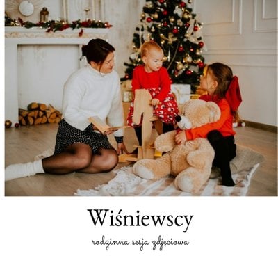 Rodzinna sesja świąteczna