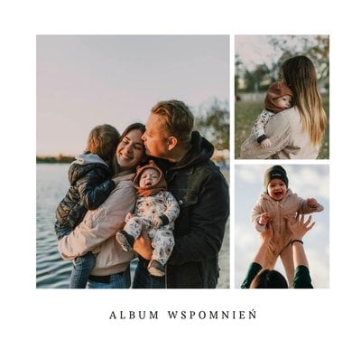 Minimalistyczny album na zdjęcia