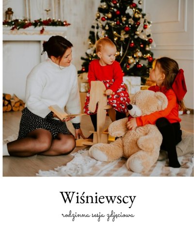 Rodzinna sesja świąteczna