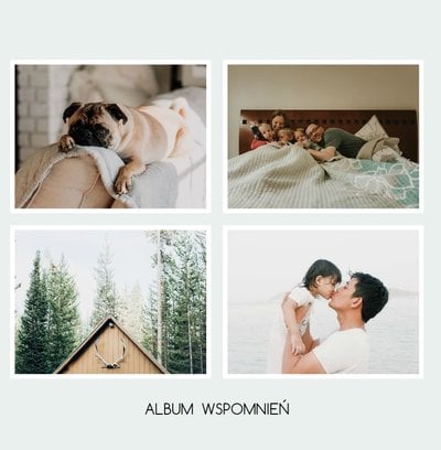 Pastelowy album na zdjęcia