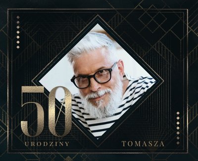 50 urodziny mężczyzny