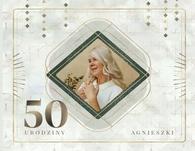 50 urodziny kobiety