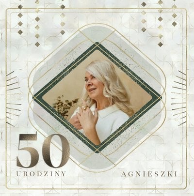 50 urodziny kobiety