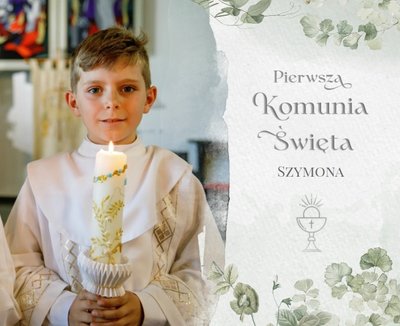 Album z Pierwszej Komunii Świętej