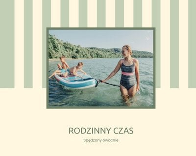Uniwersalny Album Wakacyjny - Zielone Paski