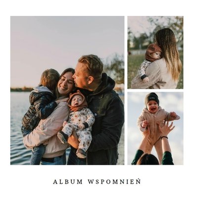 Minimalistyczny album na zdjęcia