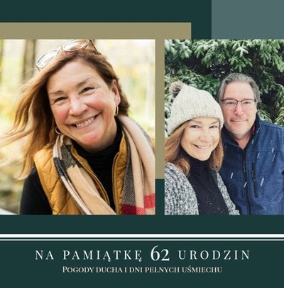 Minimalistyczny album urodzinowy