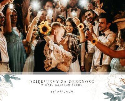 Pamiątka ślubna dla bliskich