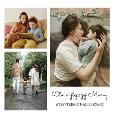 Minimalistyczny album na Dzień Mamy