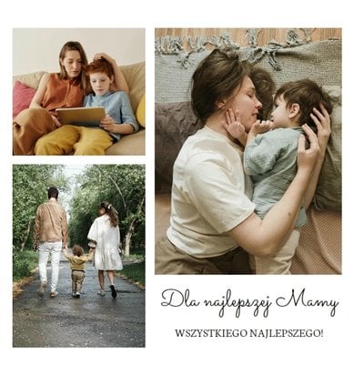 Minimalistyczny album na Dzień Mamy