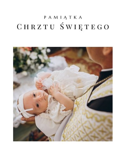 Minimalistyczny album z Chrztu