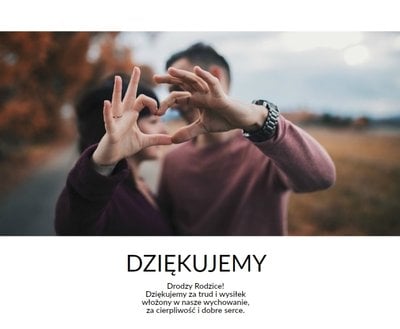 Minimalistyczny album dla rodziców