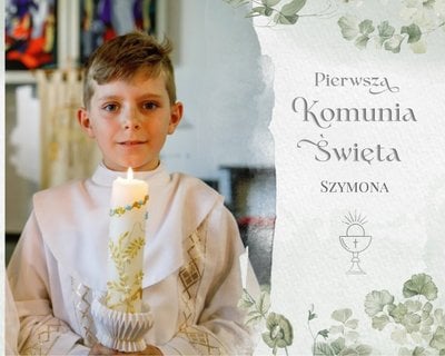 Album z Pierwszej Komunii Świętej