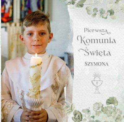 Album z Pierwszej Komunii Świętej