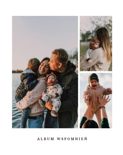 Minimalistyczny album na zdjęcia
