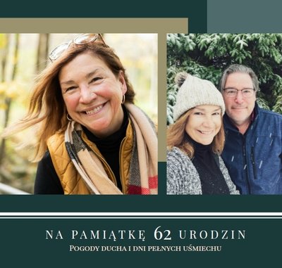 Minimalistyczny album urodzinowy