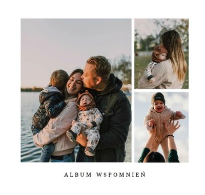 Minimalistyczny album na zdjęcia