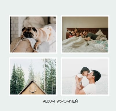 Pastelowy album na zdjęcia