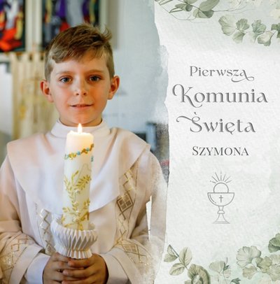 Album z Pierwszej Komunii Świętej