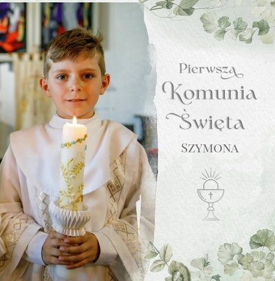 Album z Pierwszej Komunii Świętej