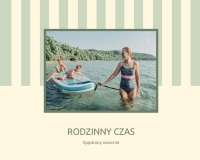 Uniwersalny Album Wakacyjny - Zielone Paski