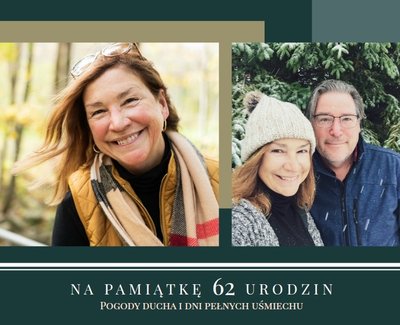Minimalistyczny album urodzinowy
