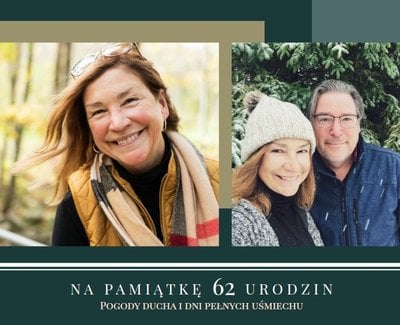 Minimalistyczny album urodzinowy