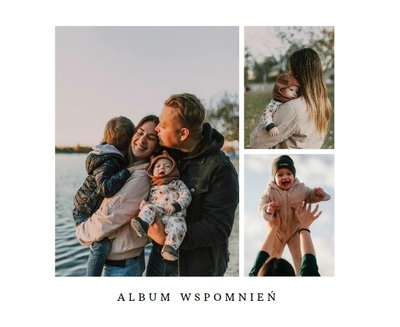 Minimalistyczny album na zdjęcia