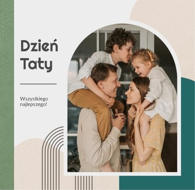 Minimalistyczny album na Dzień Taty