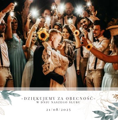 Pamiątka ślubna dla bliskich