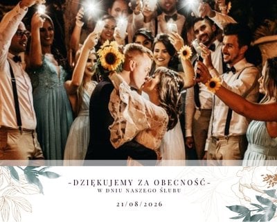 Pamiątka ślubna dla bliskich