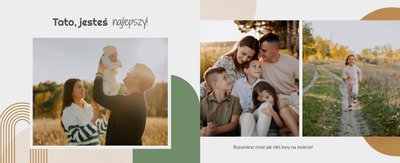 Minimalistyczny album na Dzień Taty