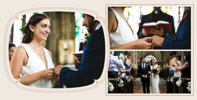 Oryginalny album ślubny