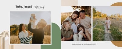 Minimalistyczny album na Dzień Taty
