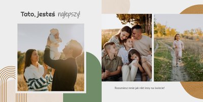 Minimalistyczny album na Dzień Taty