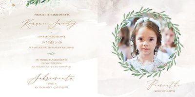 Pamiątka I Komunii Świętej