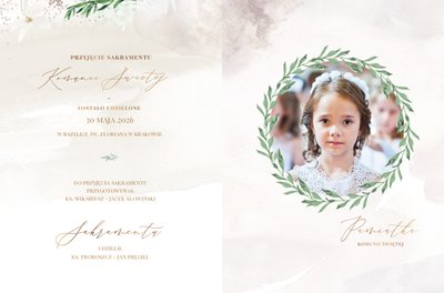 Pamiątka I Komunii Świętej