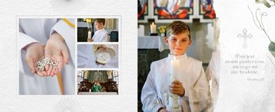 Album z Pierwszej Komunii Świętej