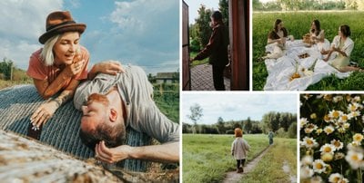 Szałwiowy album na zdjęcia