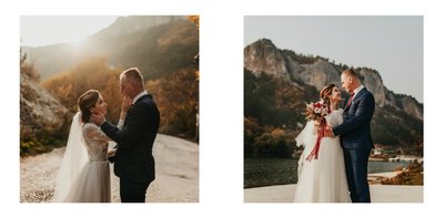 Minimalistyczny album ślubny