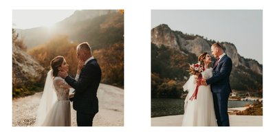 Minimalistyczny album ślubny